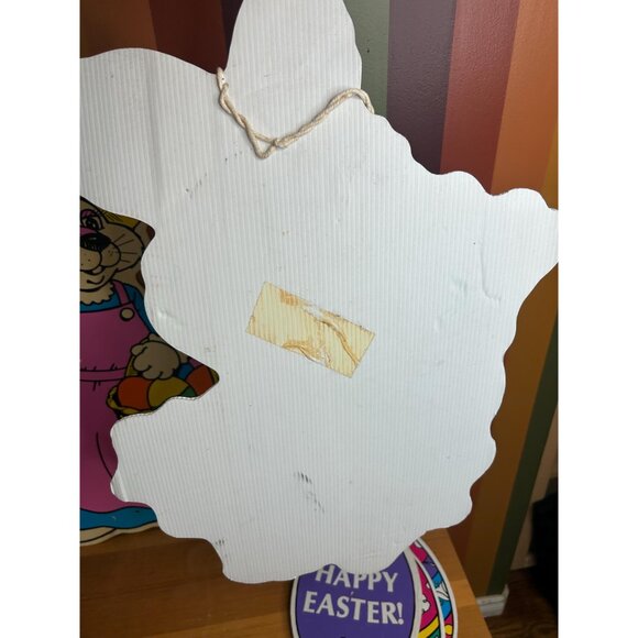 Vintage Easter hanging wall window decorations bunny eggs - Picture 3 of 6